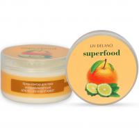 Крем-контур для тела Liv Delano Superfood антицеллюлитный Апельсин и бергамот 240г