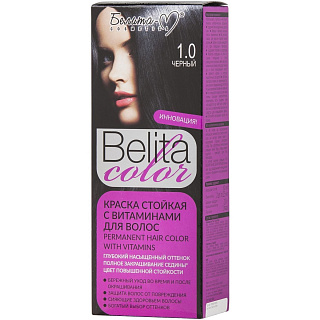 Краска для волос Belita Color тон 1.00 Черный