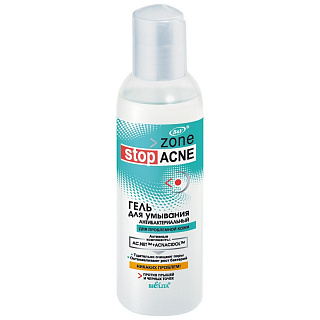 Гель для умывания антибактериальный Zone Stop ACNE 150мл