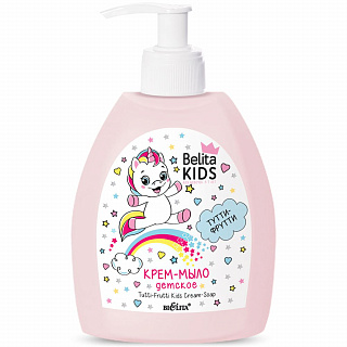 Крем-мыло Belita Kids для девочек 3-7лет Тутти-Фрутти 300мл