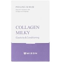 Молочный скраб с коллагеном MIZON Collagen Milky Scrub 40*5г