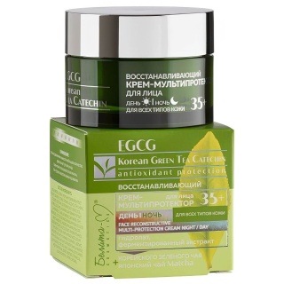 Крем-мультипротектор EGCG Korean GREEN TEA для лица день/ночь 35+, 50 г
