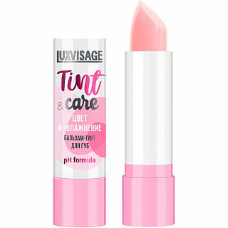 Бальзам-тинт для губ LUXVISAGE Tint & care pH formula цвет и увлажнение тон 01