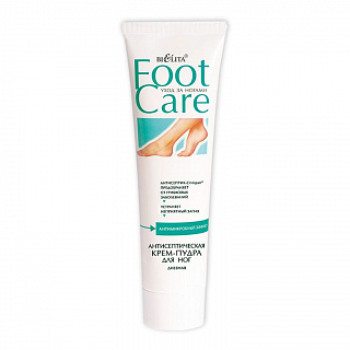 Крем-пудра антисептическая для ног Foot Care 100мл