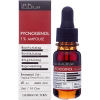 Антиоксидантная сыворотка для лица с пикногенолом DERMA FACTORY Pycnogenol 1% Ampoule 10мл