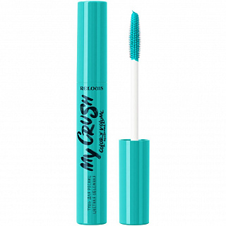 Тушь для ресниц RELOUIS My Crush объемная Teal Storm ярко-бирюзовый