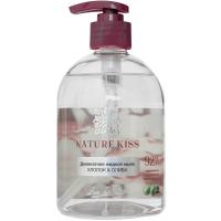 Деликатное жидкое мыло Nature Kiss Хлопок & Олива 480мл