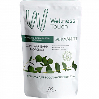 Соль для ванн морская Belkosmex Wellness Touch Эвкалипт 460г