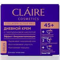 Крем для лица Дневной CLAIRE Cosmetics Collagen Active Pro 45+, 50мл