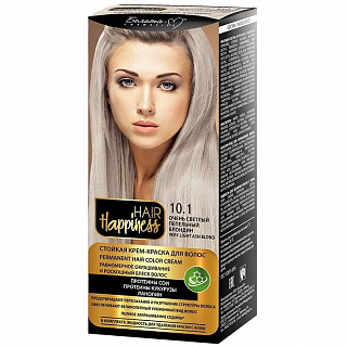 Стойкая крем-краска для волос Hair Happiness №10.1 светлый пепельный блондин
