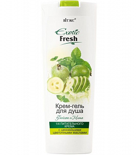 Крем-гель для душа Exotic Fresh Фейхоа и мята 500мл