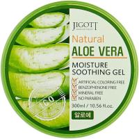 Увлажняющий успокаивающий гель с экстрактом алоэ JIGOTT Natural Aloe Vera Moisture Soothing Gel 300мл