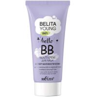 BB крем-matt для лица Belita Young Skin для нормальной и жирной кожи 30мл