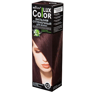 Оттеночный бальзам для волос Color LUX, 12 коричневый бургунд 100мл