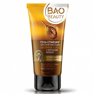 Гель-стайлинг сильной фиксации BAOBEAUTY Увлажнение и сила 150г