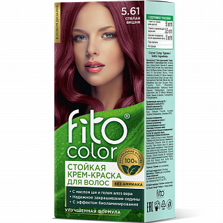 Стойкая крем-краска для волос Fito Косметик Fitocolor тон 5.61 Спелая вишня 115мл