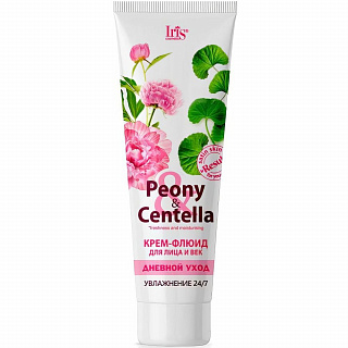 Крем-флюид для лица и век Дневной уход IRIS Peony&Centella 100мл