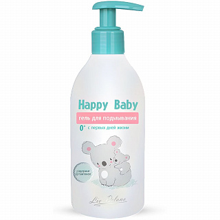 Гель для подмывания 0+ Happy Baby с первых дней жизни 300г