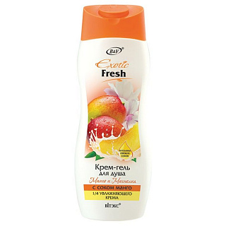 Крем-гель для душа Exotic Fresh Манго и магнолия 500мл