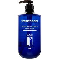 Парфюмированный шампунь для волос с ароматом белого мускуса Treatroom Signature Shampoo White Musk 1077мл