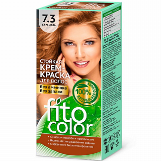 Стойкая крем-краска для волос Fito Косметик Fitocolor тон 7.3 Карамель 115мл