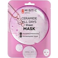 Тканевая маска для лица с керамидами MISTIC Ceramide ALL DAYS Sheet Mask 24мл