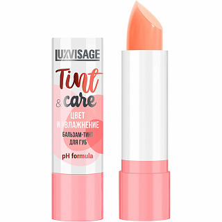 Бальзам-тинт для губ LUXVISAGE Tint & care pH formula цвет и увлажнение тон 02