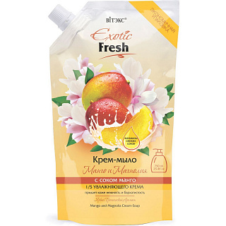 Крем-мыло Exotic Fresh манго и магнолия дой-пак 750мл