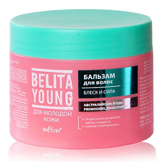 Бальзам для волос Belita Young Блеск и сила 300мл