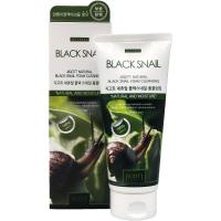 Очищающая пенка с муцином черной улитки JIGOTT Natural Black Snail Foam Cleansing 180мл