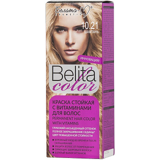 Краска для волос Belita Color тон 10.21 Шампань