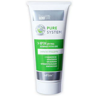 Крем для лица Pure System активный против акне 200мл