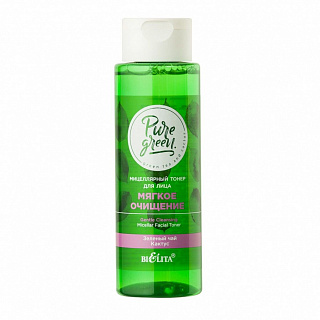 Мицеллярный тонер для лица PURE GREEN Мягкое очищение 195 мл