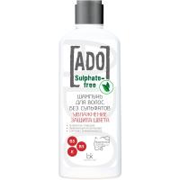 Шампунь для волос без сульфатов ADO увлажнение защита цвета 250г