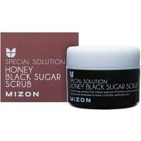 Скраб с черным сахаром MIZON Honey Black Sugar Scrub 80мл