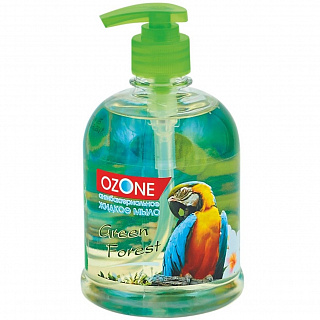 Мыло жидкое Антибактериальное OZONE Green forest 500г