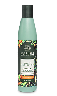 Бальзам-кондиционер MARKELL Green Collection для волос восстанавливающий 200 мл