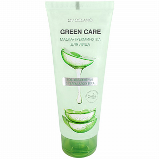 Маска-трехминутка для лица SOS-увлажнение Green Care с гелем Алоэ Вера 75г