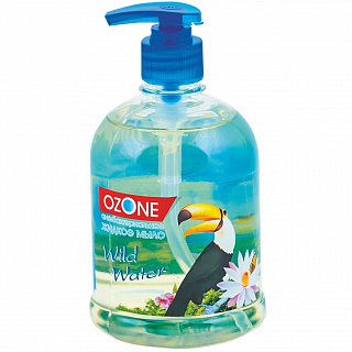 Мыло жидкое Антибактериальное OZONE Wild water 500г