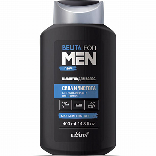 Шампунь для волос "Сила и чистота" Belita For Men 400мл