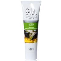 Крем для рук Oil Naturals с маслами Оливы и косточек винограда Ежедневный уход и защита 100мл
