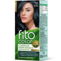 Стойкая крем-краска для волос Fito Косметик Fitocolor тон 1.1 Иссиня-черный 115мл