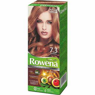 Стойкая Крем-краска для волос Rowena soft silk ACME Color тон 7.3 карамель