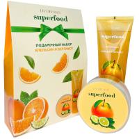Подарочный набор Superfood Апельсин и бергамот(Гель для душа + Крем-контур для тела)