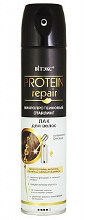 Микропротеиновый стайлинг Лак для волос Protein Repair сверх сильная фиксация 300мл