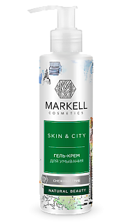 Гель-крем для умывания MARKELL SKIN&CITY снежный гриб 200 мл