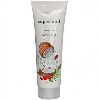 Гель для душа Liv Delano Superfood Кокос и личи 250мл
