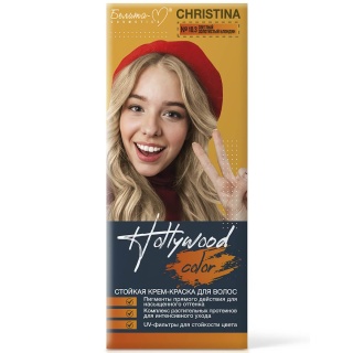 Крем-краска для волос Hollywood color № 10.3 Christina светлый золотистый блондин