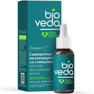 Сыворотка-мезоконцентрат BIOVEDA со спикулами против выпадения волос 30 г