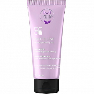 Матирующая Маска для лица очищающая Masstige MATTE LINE 100мл